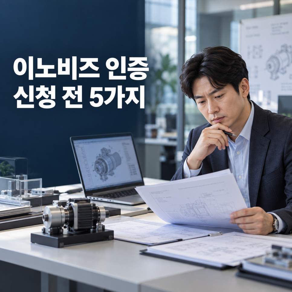 이노비즈 인증 요건 신청 전 5가지 점검