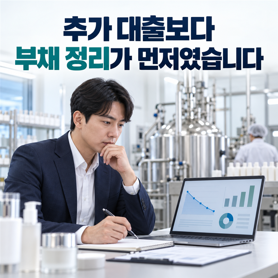 경영위기 자금조달보다 부채 정리가 먼저 필요했던 제조기업 사례
