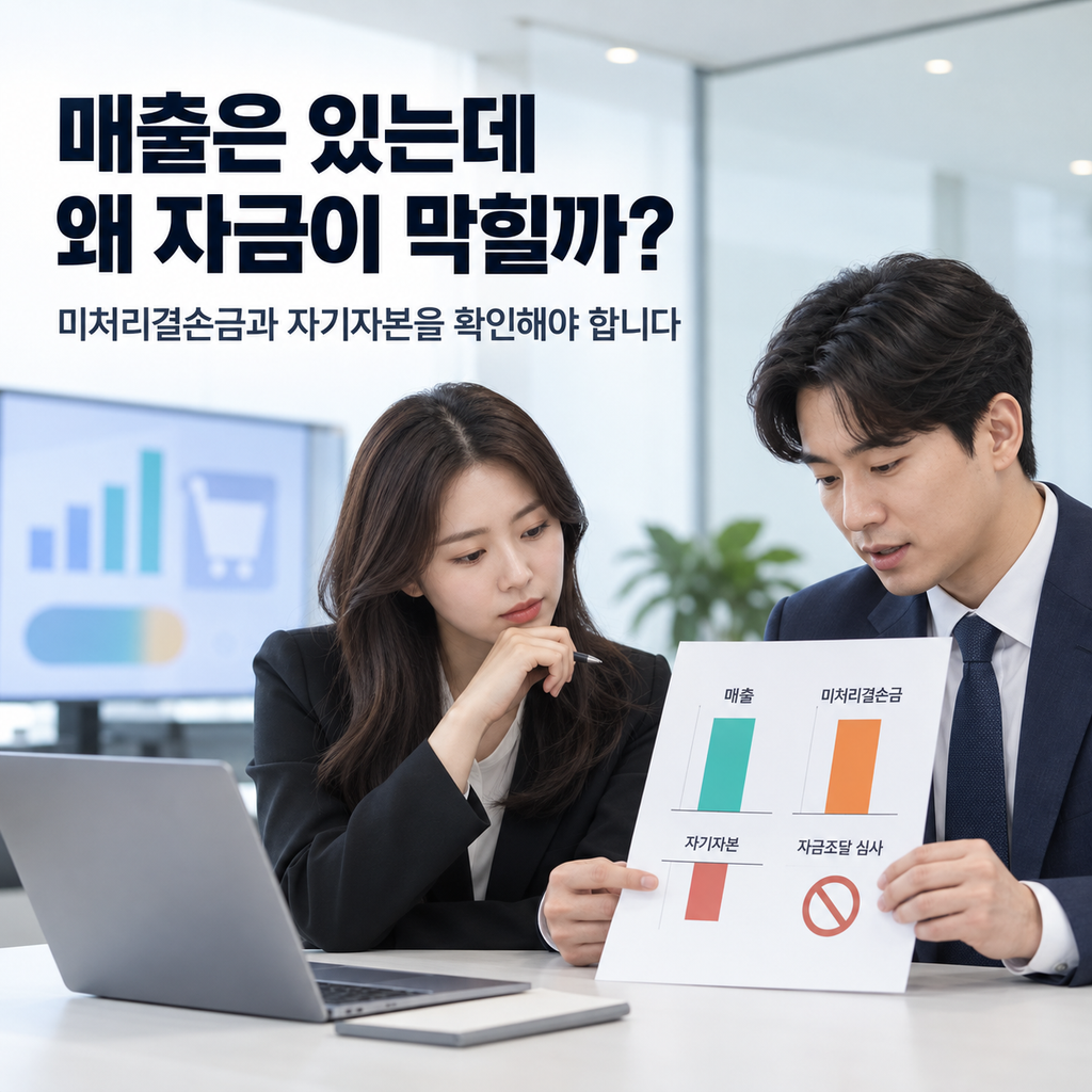 자본잠식과 미처리결손금으로 자금조달이 제한된 기업의 재무진단